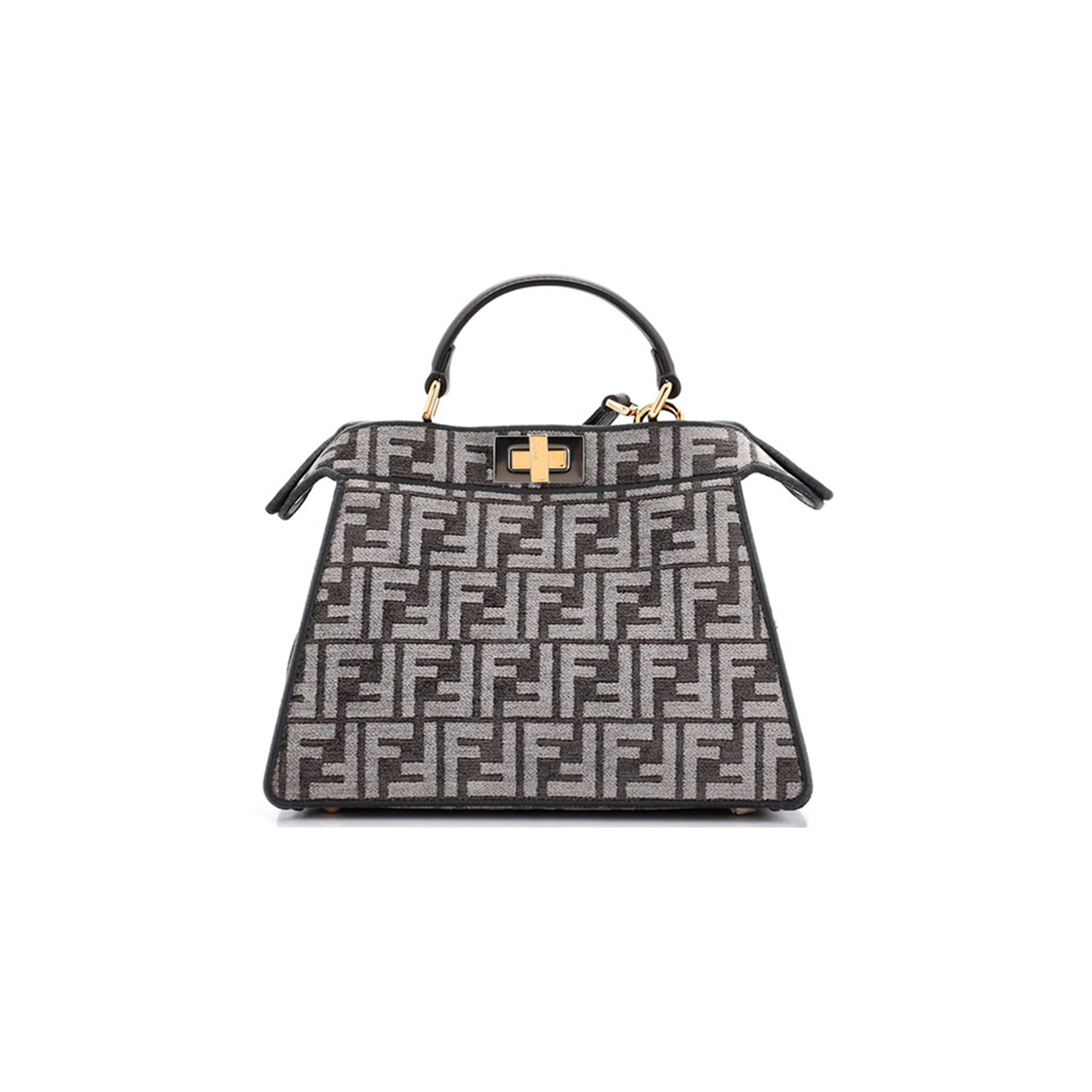 F**di peekaboo iseeu bag zucca tapestry small (28*20*11cm)